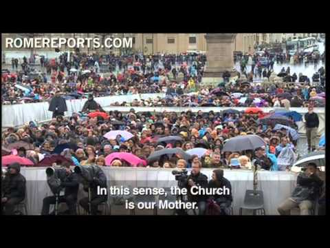 Click to Watch the Pope Benedict XVI Tells General Audience: The Church is the Place Where the Faith is Transmitted video