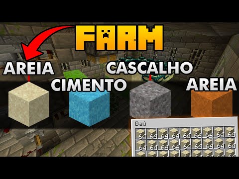 HOW TO MAKE AN AUTOMATIC INFINITE SAND / GRAVEL FARM IN MINECRAFT 1.20 - 1.21! (JAVA & BEDROCK)