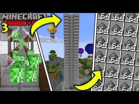 Zbudowałem FARMĘ CREEPERÓW na Minecraft Hardcore #3
