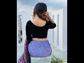 Bong Crush Saree Navel