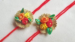 GIFT AND ART | RAKHI MAKING| SIMPLE RAKHI | HANDMADE RAKHI | RAKSHA BANDHAN |