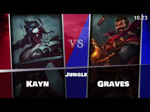 10.23 Kayn jungle (Master EUW) vs Graves