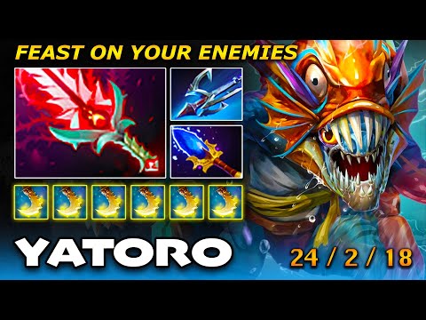 Yatoro SLARK [A-Tier CARRY 7.35d] - Full Gameplay Dota Class