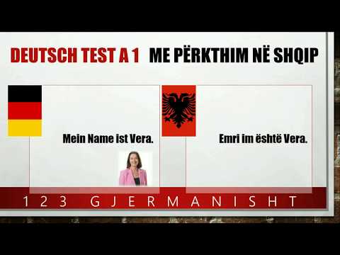 Prezantimi i vetes - Test - Sprechen - Deutsch A1 Gjermanisht - Për fillestarë - Bashkim familjar