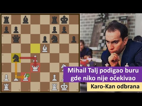 Mihail Talj podigao buru gde niko nije očekivao - Karo Kan odbrana