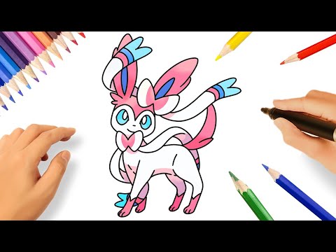 COMMENT DESSINER NYMPHALI | SYLVEON | POKÉMON