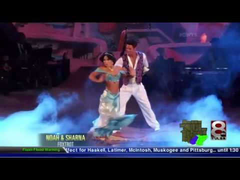 DWTS 20  Disney Night -  Noah & Sharna "Alladin" (Foxtrot)