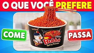 COME ou PASSA? 😋❌😝 Edição dos Chatinhos pra Comer! Você encararia essas comidas? 🍜🌶️