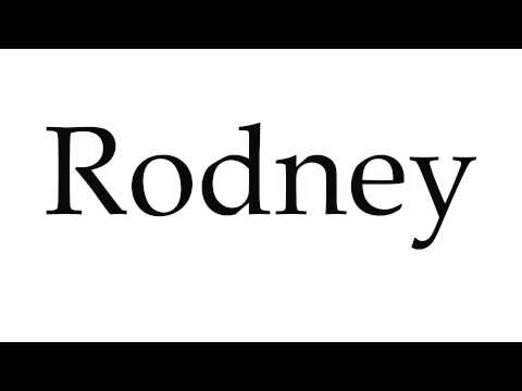 How to Pronounce Rodney