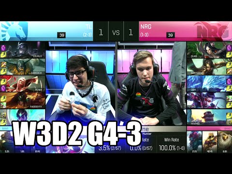 Team Liquid vs NRG eSports | Game 3 S6 NA LCS Summer 2016 Week 3 Day 2 | TL vs NRG G3 W3D2 1080p