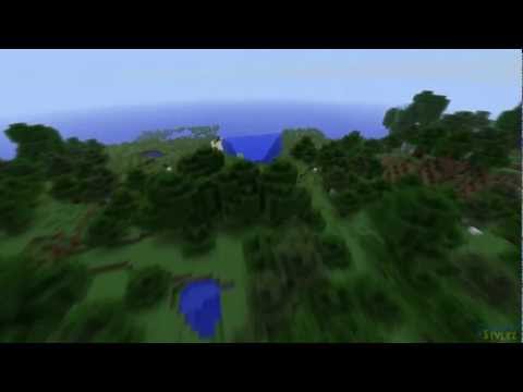 Minecraft 1.8 Terrain Generation Fly Over