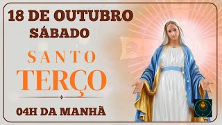 TERÇO DE HOJE - 18/10/2025 - SÁBADO: MISTÉRIOS GOZOSOS - EM ORAÇÃO COM FREI GILSON