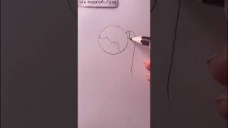 Easy way to draw ponytail