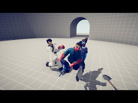 BRO TAEKWONDO CHAMPION & TAEKWONDO MASTER  vs 8x UNITS - TABS - Totally Accurate Battle Simulator