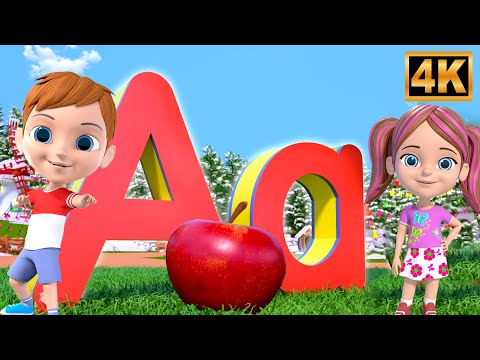 Christmas ABC Phonics Song, Learn Letters with Santa