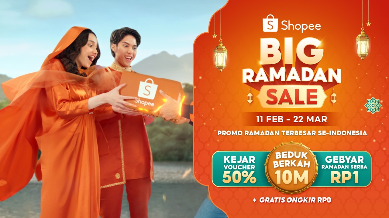 Shopee Ramadan Gebyar Rp1 Mulai 11 Feb - 22 Mar | Belanja Sekarang!
