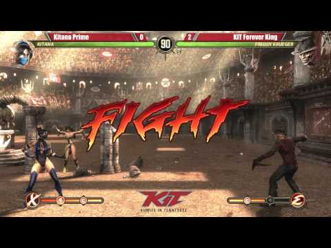 MK9 @ KIT15 - Kitana Prime (Kitana) vs KIT Forever King (Freddy Krueger) [720p/60fps]
