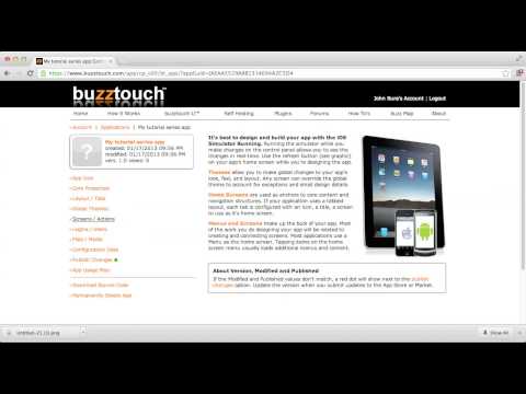 Buzztouch Tutorials | 13