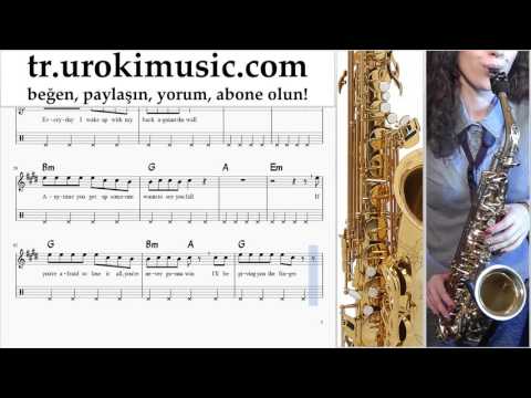Saksafon tenor dersleri Bon Jovi - Knockout Bölüm#2 um-723