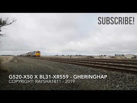 7904V - G520-X50 (Fruit) x 7731V - BL31-XR559 (Grain) Gheringhap - Australian Trains by Raysha1811