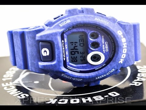 Casio GSHOCK HEATHERED Series GDX6900HT-2 | How To Set Time | LIGHT DISPLAY