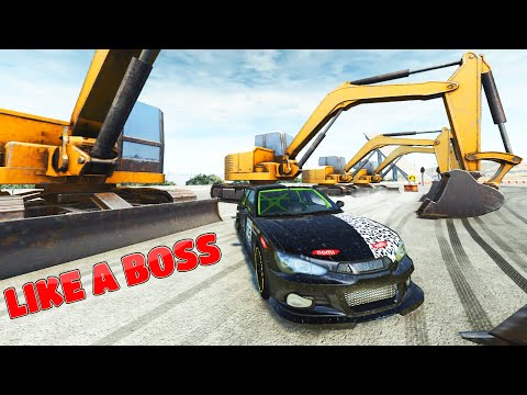 BeamNG.DRIVE - Impossible Car Stunts #9