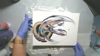 Acrylic Painting Ninja Swipe - Did it work?
