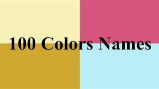Colours name in English Part 1  all paint Color na