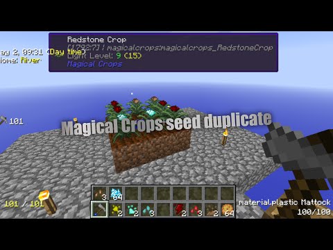 How to duplicate Magical crops seed in Sky Factory!!!