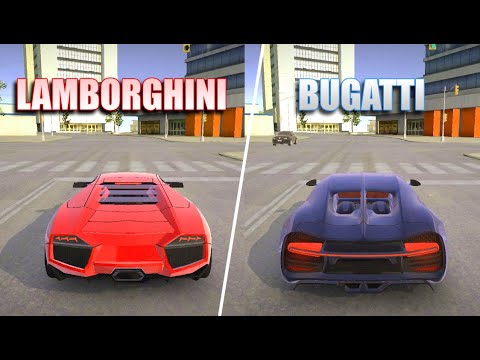 Lamborghini & Bugatti Sport Car Unlocked City Driving Android Game Driving School Simulator 2020