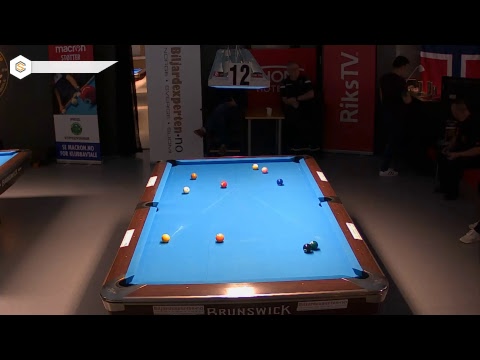 NM i 9-ball på Oslo biljardsenter! Fredag - Bord 12