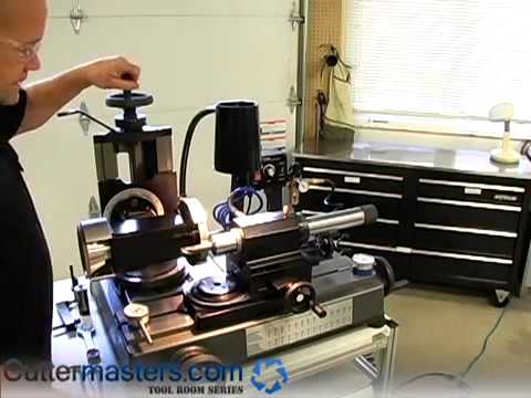 End Mill Reduced Neck and Flat Grinding on the Cuttermaster Professional