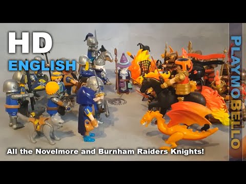 (2019) MASSIVE Novelmore and Burnham Knights Army (Playmobil set REVIEW)