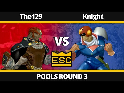 ESC 53 - Pools Round 2 - The129 (Ganondorf) Vs. Knight (Captain Falcon) - SSBM UK Local Tournament