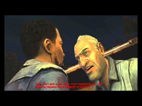 The Walking Dead Season 1: How to get Larry to be nice! (kind of...)