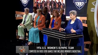 1976 US Women's Olympic Team's Basketball Hall of Fame Enshrinement Speech