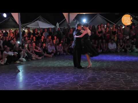  Joachim Dietiker  and  Michelle Marsidi  are  dancing  at  Catania Tango Festival  in  2016