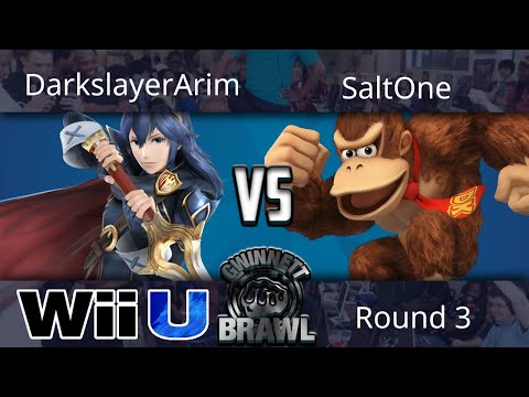 Gwinnett Brawl August 2017 - DarkslayerArim (Lucina) vs SaltOne (DK) - Smash 4 Round 3