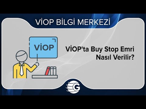 VİOP Meta Trader 5 İşlem Platformunda Buy Stop Emri Nasıl Verilir?