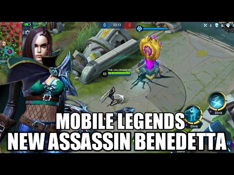 MOBILE LEGENDS UPCOMING HERO BENEDETTA | MOBILE LEGENDS NEW ASSASSIN BENEDETTA