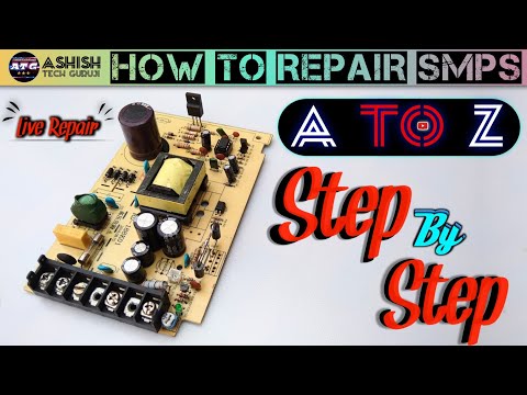 How to repair #SMPS // power supply kese repair kre? howto?