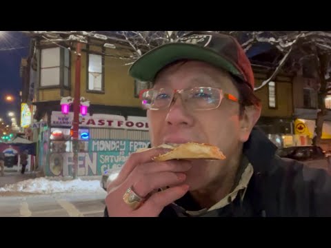 Cheap Eats Food Tour In Homeless Tent City (Life And Death In Downtown Eastside After Snow Storm)