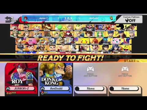 SOS11 Losers Top 8 - Junior Z (Roy) vs AmDodd (Donkey Kong)