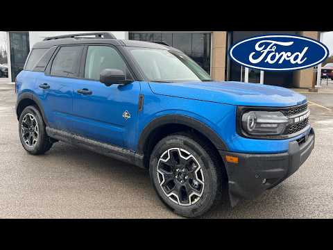 2026 Ford Bronco Sport Outer Banks 4x4 in Blue for sale at Boyer Ford Lincoln (Bobcaygeon) Ltd. in Kawartha Lakes, ON