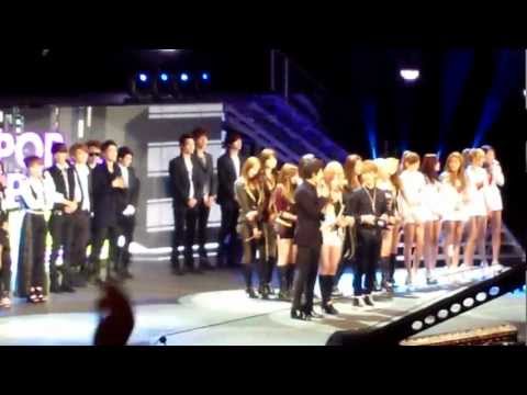 SBS Super KPOP Concert Ending - Yonghwa Ending MC