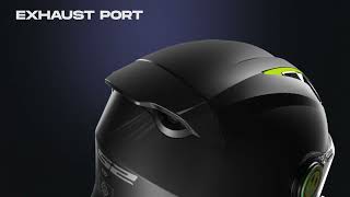 LS2 FF812 KID PUNK Gloss Grey/ Red - veľkosť M