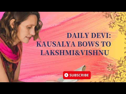 Nature Bows to Nature: Sita and Rama Take Mother Kausalya’s Blessing