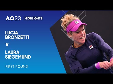 Lucia Bronzetti v Laura Siegemund Highlights | Australian Open 2023 First Round