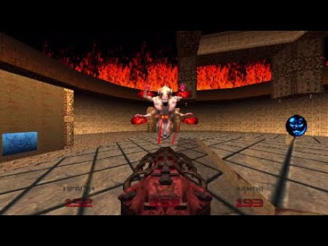 DOOM 64 (1997) - The Mother Demon Final Boss Fight / Ending