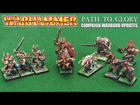 Warhammer Path to Glory Campaign - Warband Updates